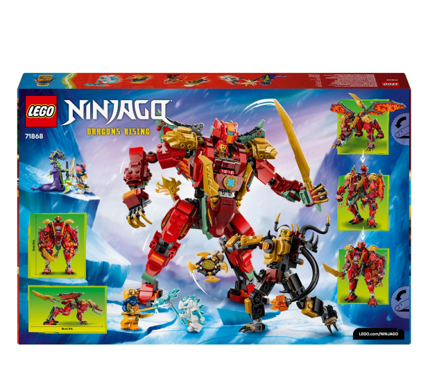 LEGO NINJAGO 71868 Transformujący smoczy Mech Wyldfyre - 1529847 - zdjęcie 9